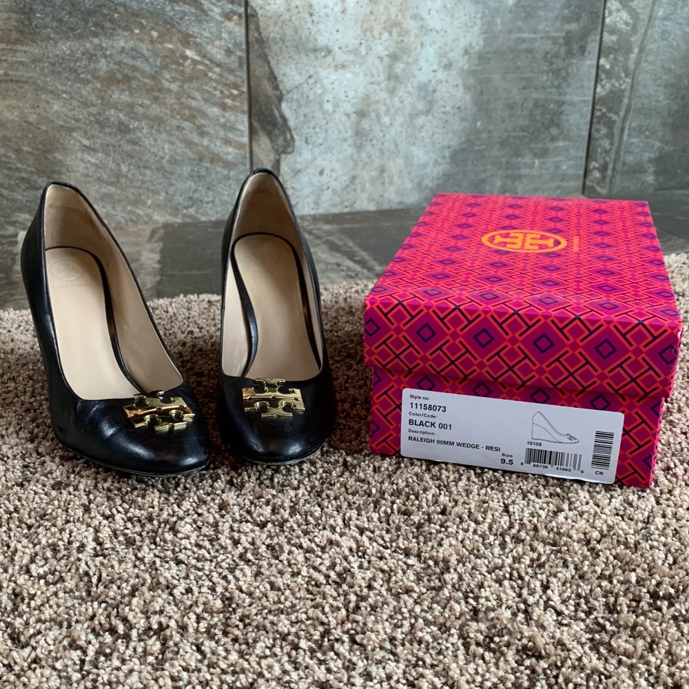 Tory Burch Leather Wedge